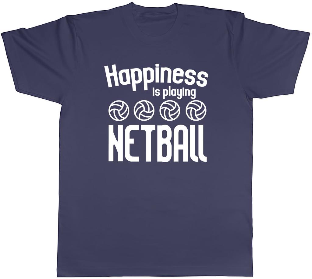 Happiness Is Playing Netball Unisexs Unisex TShirt Tee