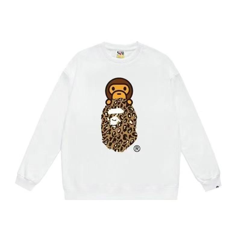 Ape Head Print Unisex Casual Loose Pullover Sweatshirt - Autumn/Winter Trend for Teens