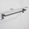 MDNG Punch-Free Gunmetal Grey Towel Bar