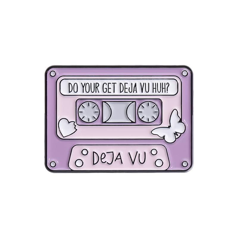 Вінтажні Емалеві Значки-Стрічки На Замовлення DO YOUR GET DEJA VU HUH Брошки Значки на Лацкан Панк-Прикраси Подарунок для Дітей Друзів