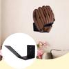Wall Mount Baseball Glove Rack Organization Space Saving Sturdy Easy Installation Multifunctional