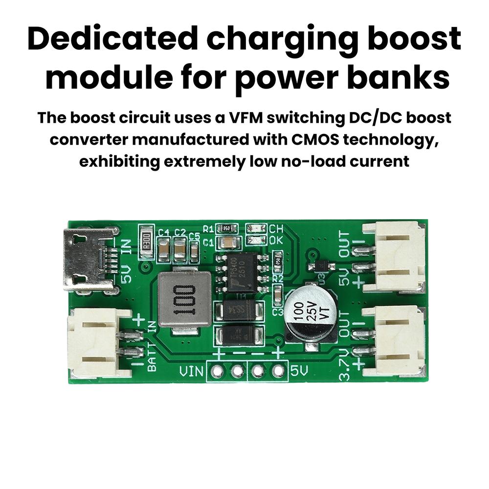 TP5400 1A Lithium Battery Charging Module 5V 1A Step Up Module Micro USB Interface