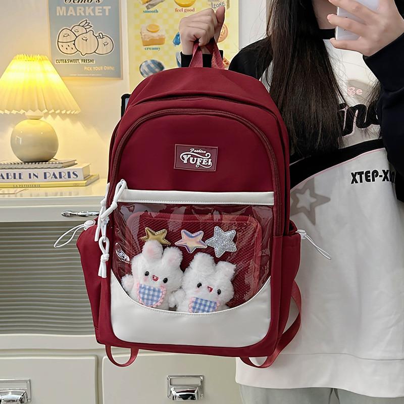 Stylish Large Capacity Nylon Backpack For Students Perfect For School And Outdoor Activities