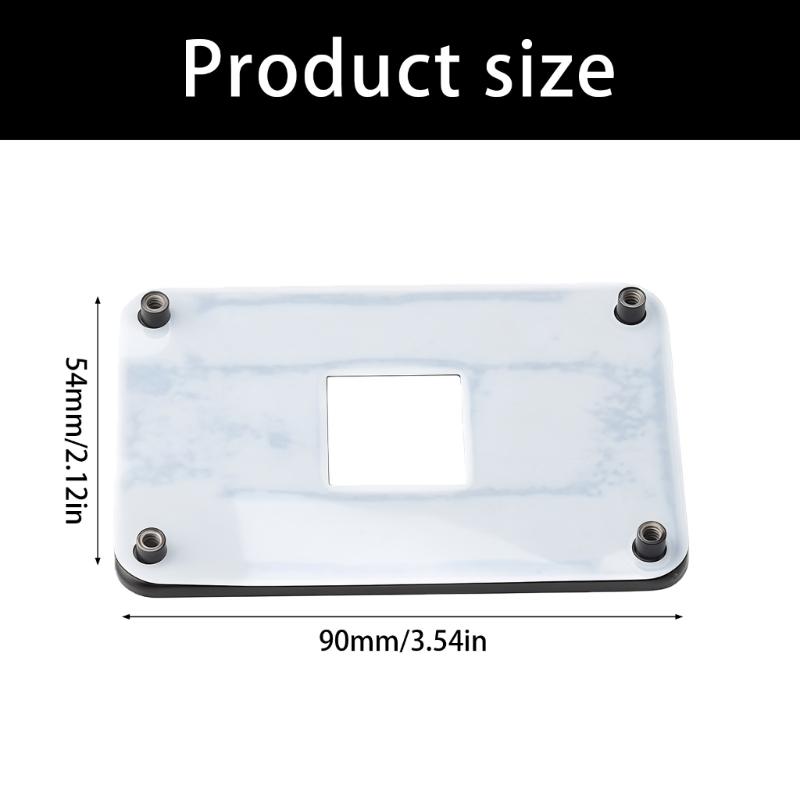 High Performances Metal Backplate Supporting AM4 B350 A320 B550M Boards for Optimal Thermals Management