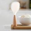 1Pcs Silicone Rice Spoon Heat-resistant Food Grade Silicone Rice Shovel Non-stick Rice Cooker Kitchen Tool Household Rice Spoon