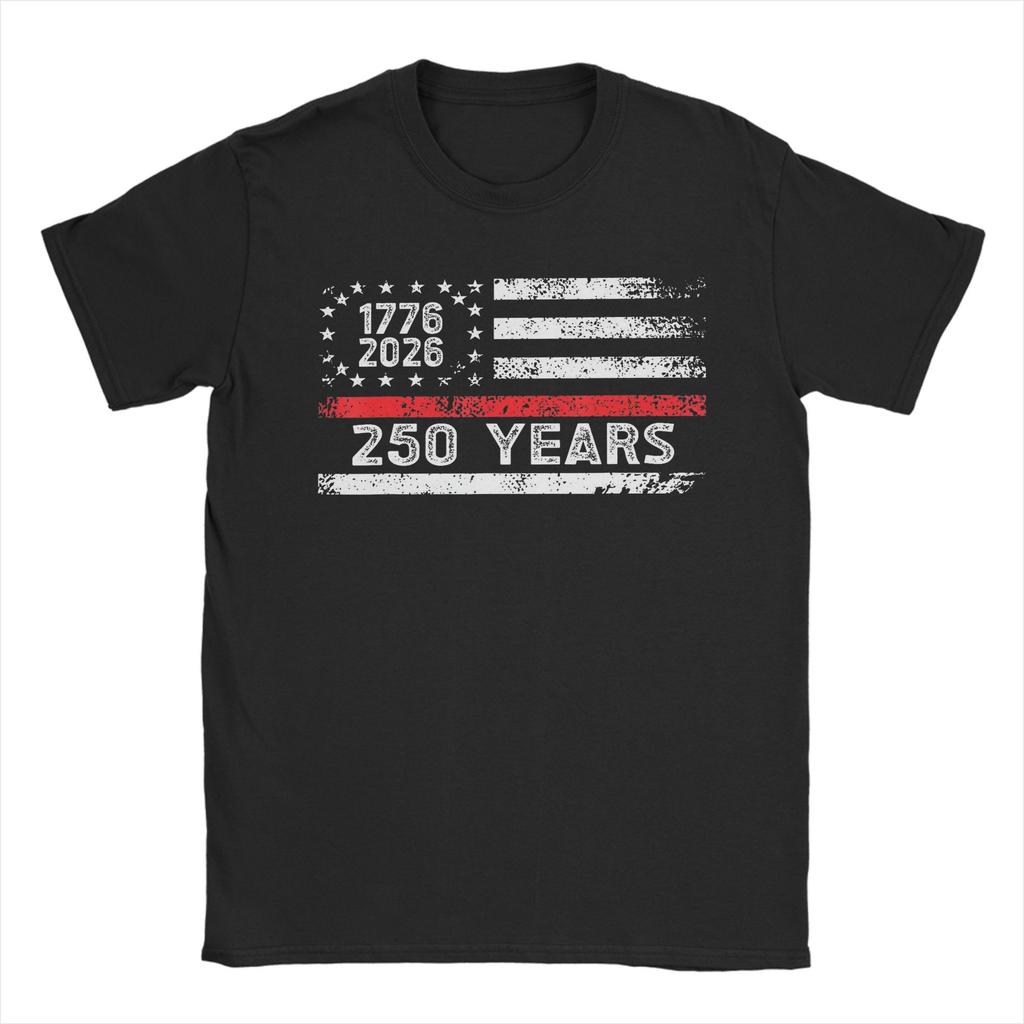 250 Years American Anniversary Accessories Unisex T Shirt Cotton Tee Graphic Printing Tops Tshirt