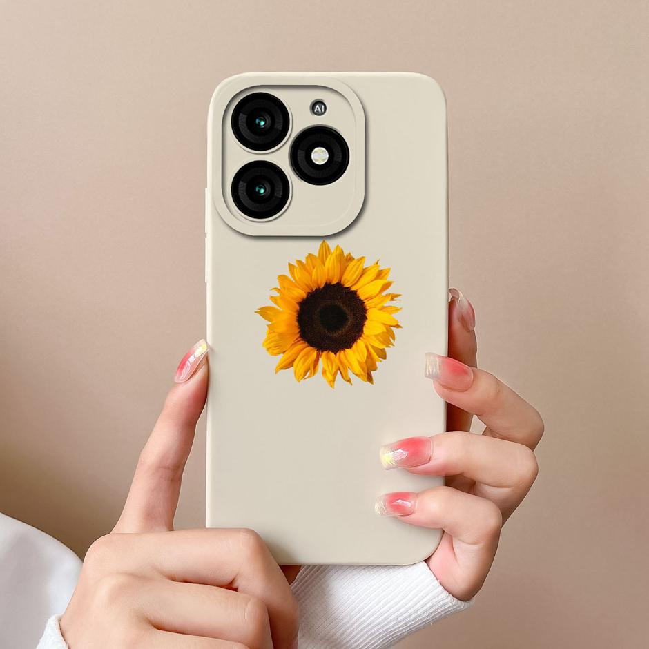 For Tecno Itel A70 Phone Case Cool Girl Cartoons Pattern Liquid Silicone Shell For ItelA70 A 70 High-quality New Design Fundas