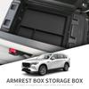 For Mazda CX-80 CX80 Right Rudder Armrest Storage Box Silicone Car Tray Organizers Accessories Tidying Black