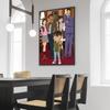 1pc Detective Conan Japanese Self-adhesive Art Poster Waterproof Paper Sticker Coffee House Bar Room Wall Decor