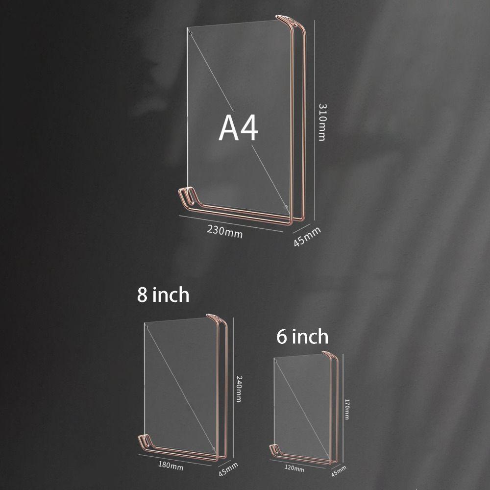 Creative Picture Frame Metal Photo Albums Home Decoration Photo Frame Stand  Picture Storage