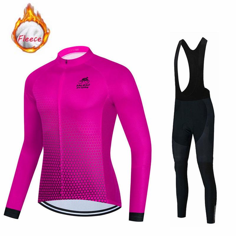 2026 Winter Warm Fleece Cycling Suit Racing Bike Cycling Suit Mountain Bike Cycling Suit