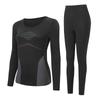 2-piece Autumn And Winter Women's Printed Long Sleeved Pants Warm Suit Casual Sports Slim Fit Base Suit Comfortable Home Wear