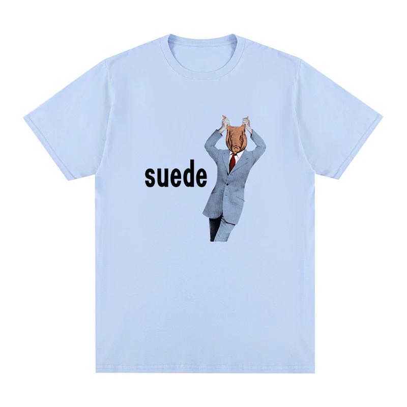 suede band T-shirt alternative rock Cotton Men New TEE TSHIRT Womens Tops