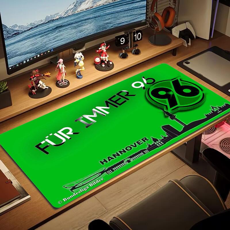 Hannover 96 Logo Color Mouse Pad Large Gaming Table Cushion Non-slip Laptop Tablet Big Mousepad XXL Mat Mini PC Playmat With Lock edge
