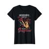 Unisexs Underestimates Never An Old Lady With A Saxophone T Shirt Vintage Stretched Casual Top For Everyday Wear Graphic
