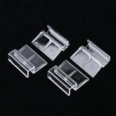 2 Adet Akrilik Braket Akvaryum Cam Kapağı Tutucu Çerçevesiz Akvaryum Balık Tankı İçin 6/8/10/12Mm Balık Tankı Kapağı Klipsleri Braketi