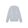 Zip Parka Long Sleeve Coat Hoodie Men Coats Gray 444992