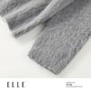 ELLE Women's Lambswool Mohair Jacquard Sweater