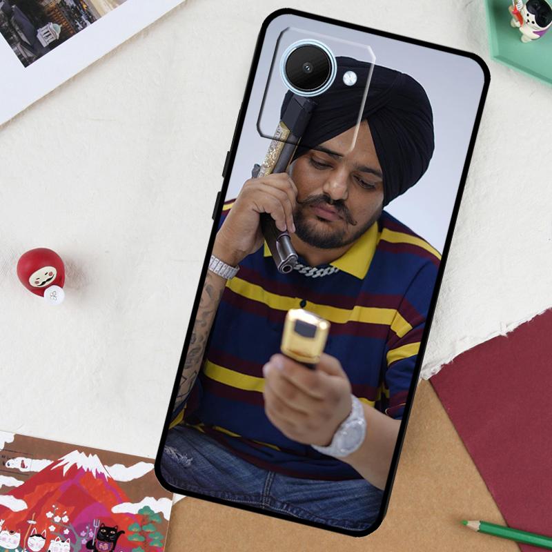 Sidhu Moosewala For Realme 13 Pro Plus 14 12 10 11 GT 6 5 6T GT7 Pro C51 C21Y C25S C75 C67 C61 C53 C55 Case