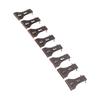 8Pcs Brick Hook Clips Steel Brick Hanger Fits Standard Size Bricks 2 1 4 Inch to 2 3 8 Inch in Height