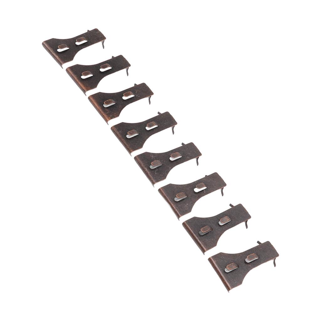 8Pcs Brick Hook Clips Steel Brick Hanger Fits Standard Size Bricks 2 1 4 Inch to 2 3 8 Inch in Height
