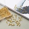 200Pieces Small Screw Eye Pin  Hook Eye Screw Hook Eyelets Screw 3 Different Size for Jewelry Making Pendant Beads