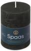 Spaas Rustic Pillar Candle 70/95 35H, Black