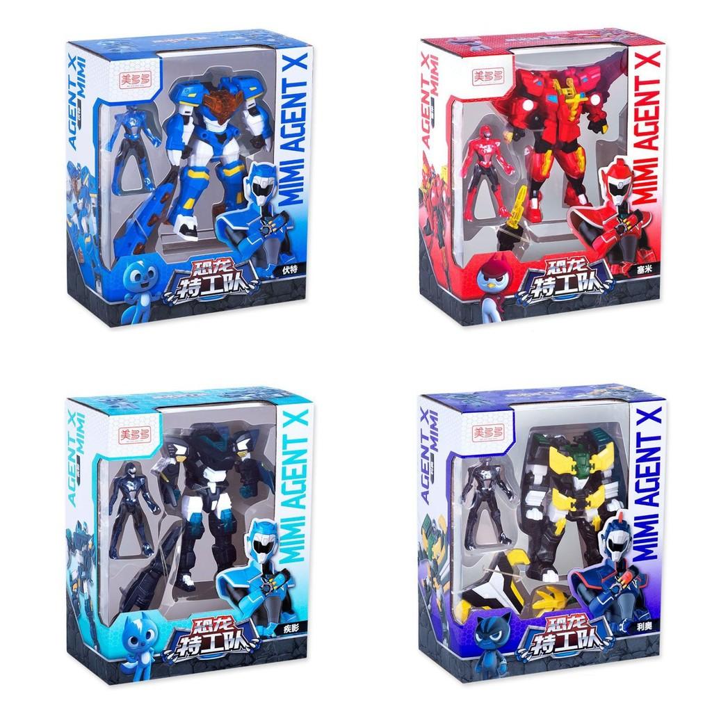 Mini Force X Dinosaur Transformers Toy For Kids With Handoperated Deformable Robot Model