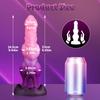 Dual-Headed Monster Anal Plug for All Genders - Realistic Design for Self-Stimulation and Orgasm.