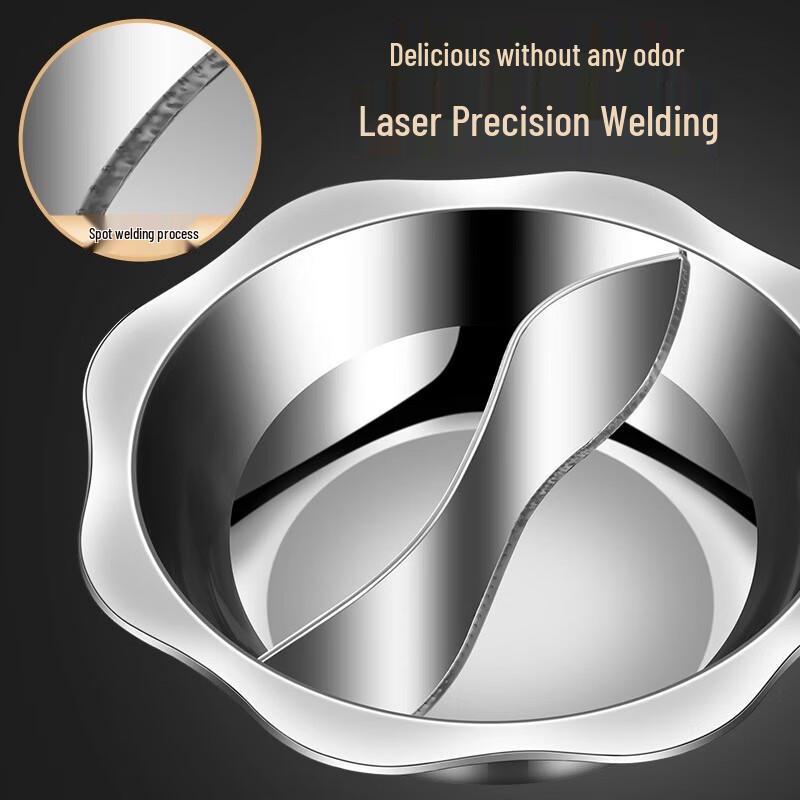 FATTBAO Thickened Stainless Steel Octagonal Hot Pot