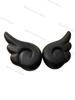 Fashion 2025 Angel Wing Decorative Hole oe Bule Cloud oe Face Accory Bla White Detachable oe Flower DIY Clogs Footwear