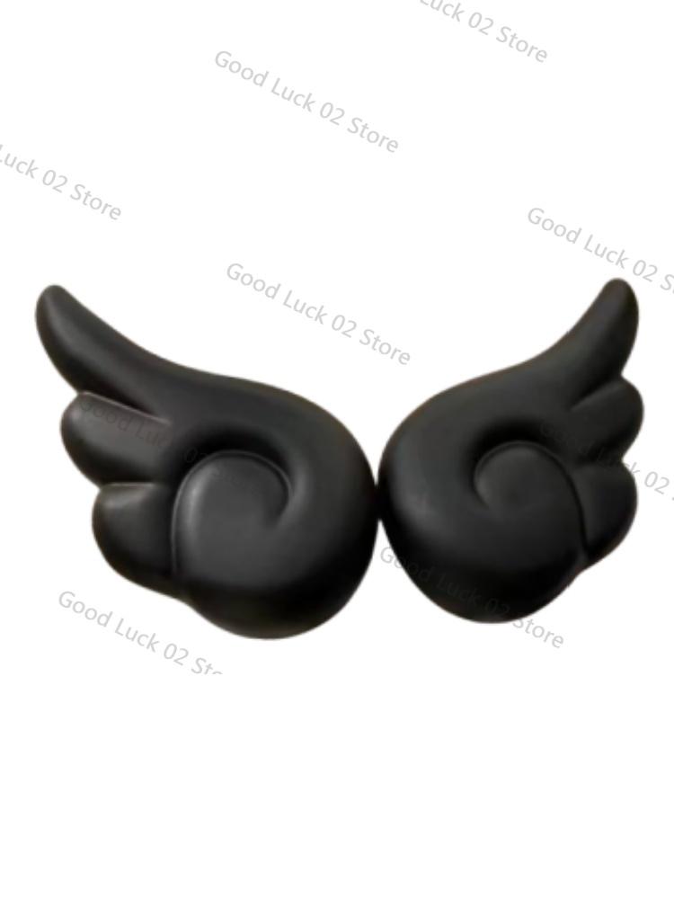 Fashion 2025 Angel Wing Decorative Hole oe Bule Cloud oe Face Accory Bla White Detachable oe Flower DIY Clogs Footwear