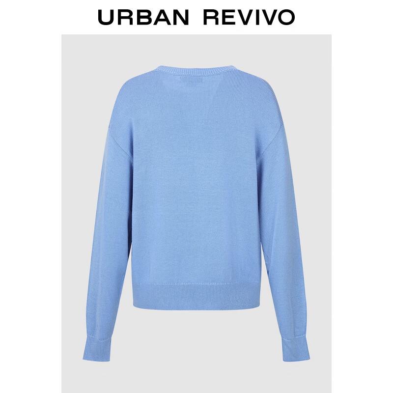 UR Women's Round Neck Loose Knit Sweater