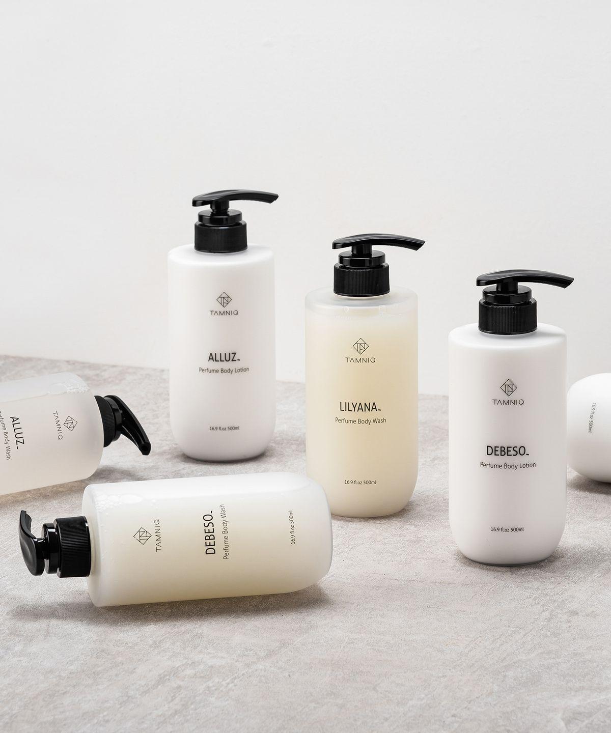 Perfume High-Moisture Body Lotion + Perfume Body Wash 500ml 2-Piece Set Liliana + Dibesso