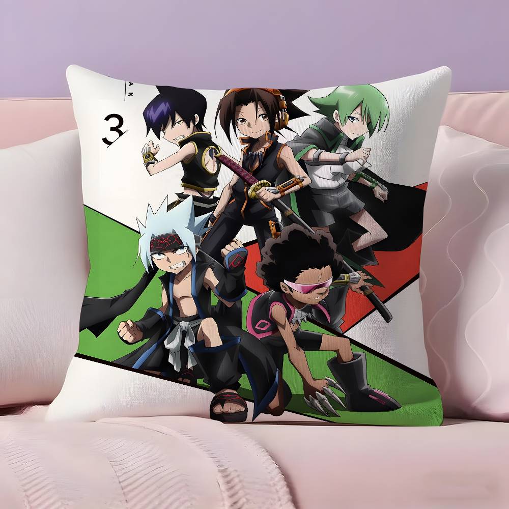 Anime Shaman King Pillow Case Pillowcase Ultra Soft Skin Friendly Fabric Cloud Like Comfort & Concealed Zipper