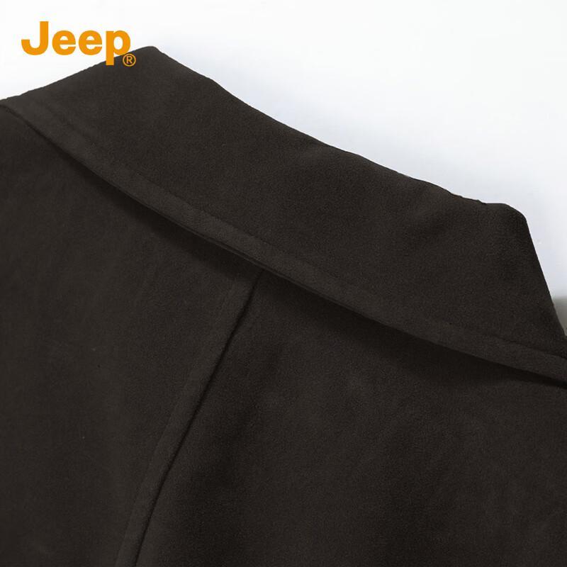 Jeep Men's Vintage Faux Suede Bomber Jacket