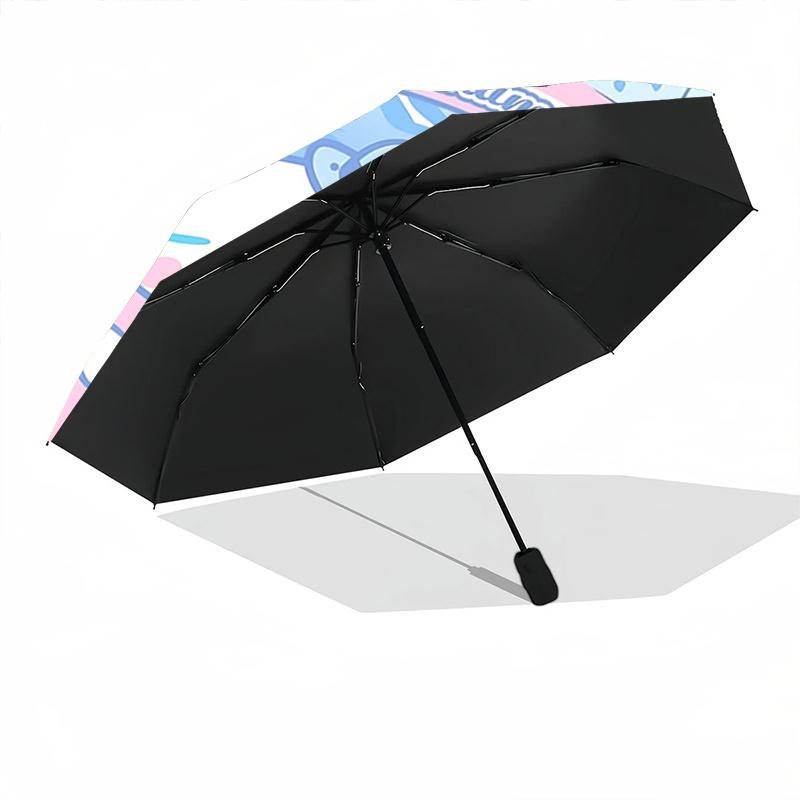 1pc Cinnamoroll Birthday Cake with Automatic Opening Umbrella - Portable Folding Design, 8-Bone Iron Frame Outdoor Umbrella, Perfect Gift for Fans, Tr