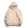 Men's Autumn Winter Vintage Solid Color Fleece Warm Hooded Men's Jacket for Both Men and Women Lazy and Loose Warm Casual Hoodie