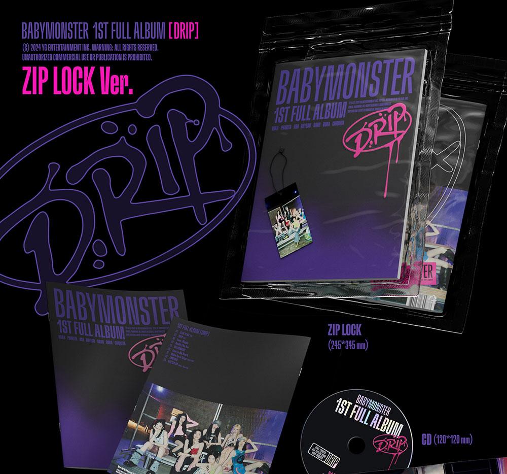 (ORDNER / ZIP-LOCK-VERSION) BABYMONSTER [DRIP] 1. Vollalbum