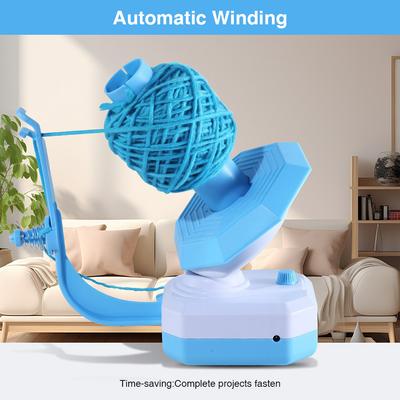 Yarn Winder Crochet Yarn Winder USB Plug In Automatic Yarn Spinner Non Slip Base Wool Spinner Roller for Knitting Enthusiast