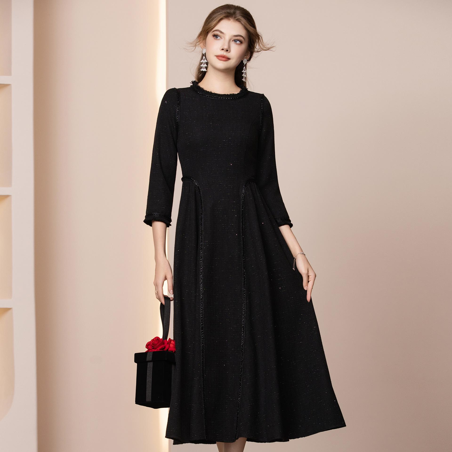 Zhi Li Red Pear-Shaped Waist-Cinched Formal Dress 2026 Edition L чёрный