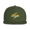Skateboarding Graphic Flat Brim Cap Polyester Snapback Hat Casual All Season Unisex Headwear