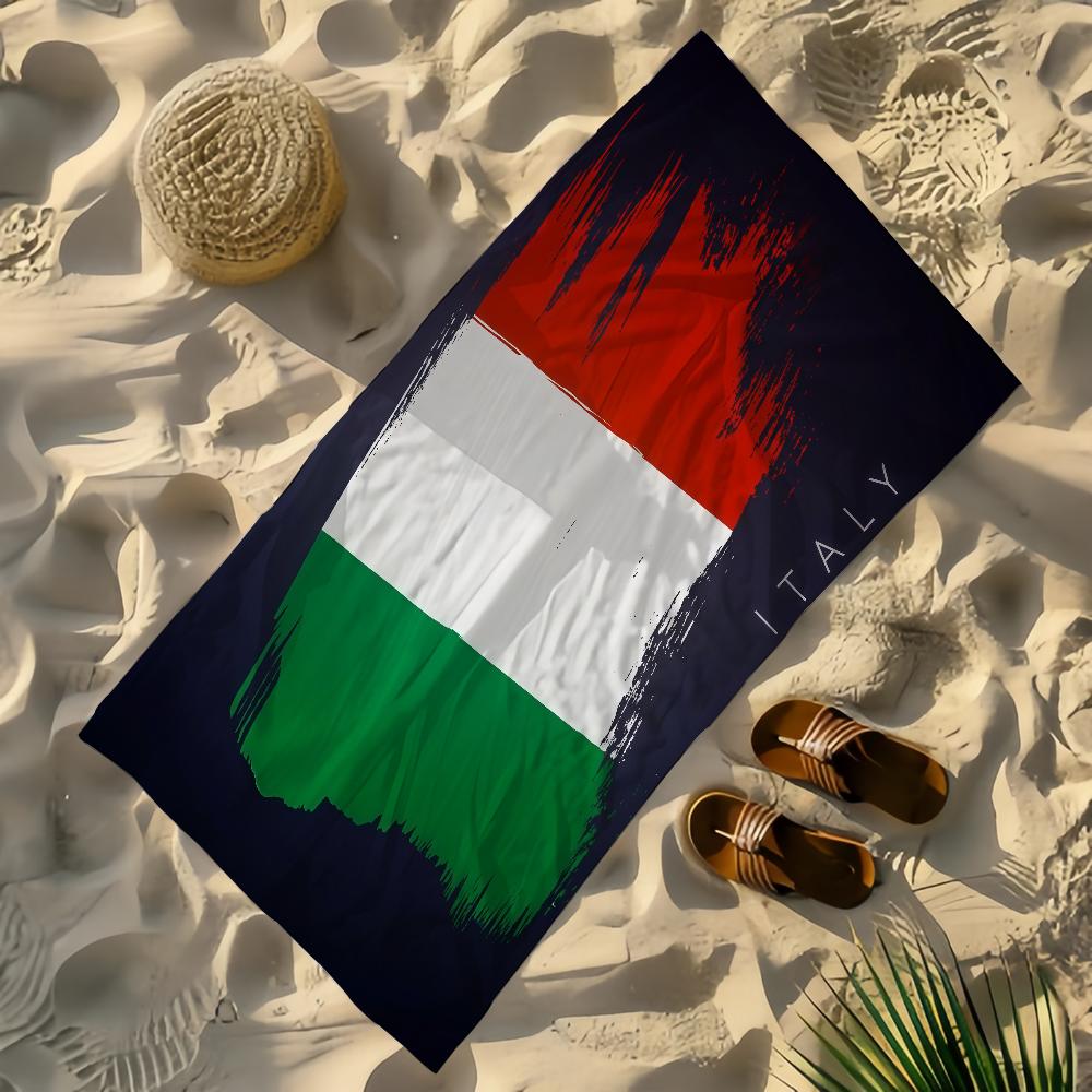 Nazione Italia Asciugamano Asciugamani da Spiaggia Yoga Palestra Leggero Portatile Per Nuoto Doccia Viaggio Accessori Sportivi Anti-sabbia