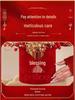 Korean Style New Year Housewarming Ornament: Plush Flower Fortune Bucket for Living Room
