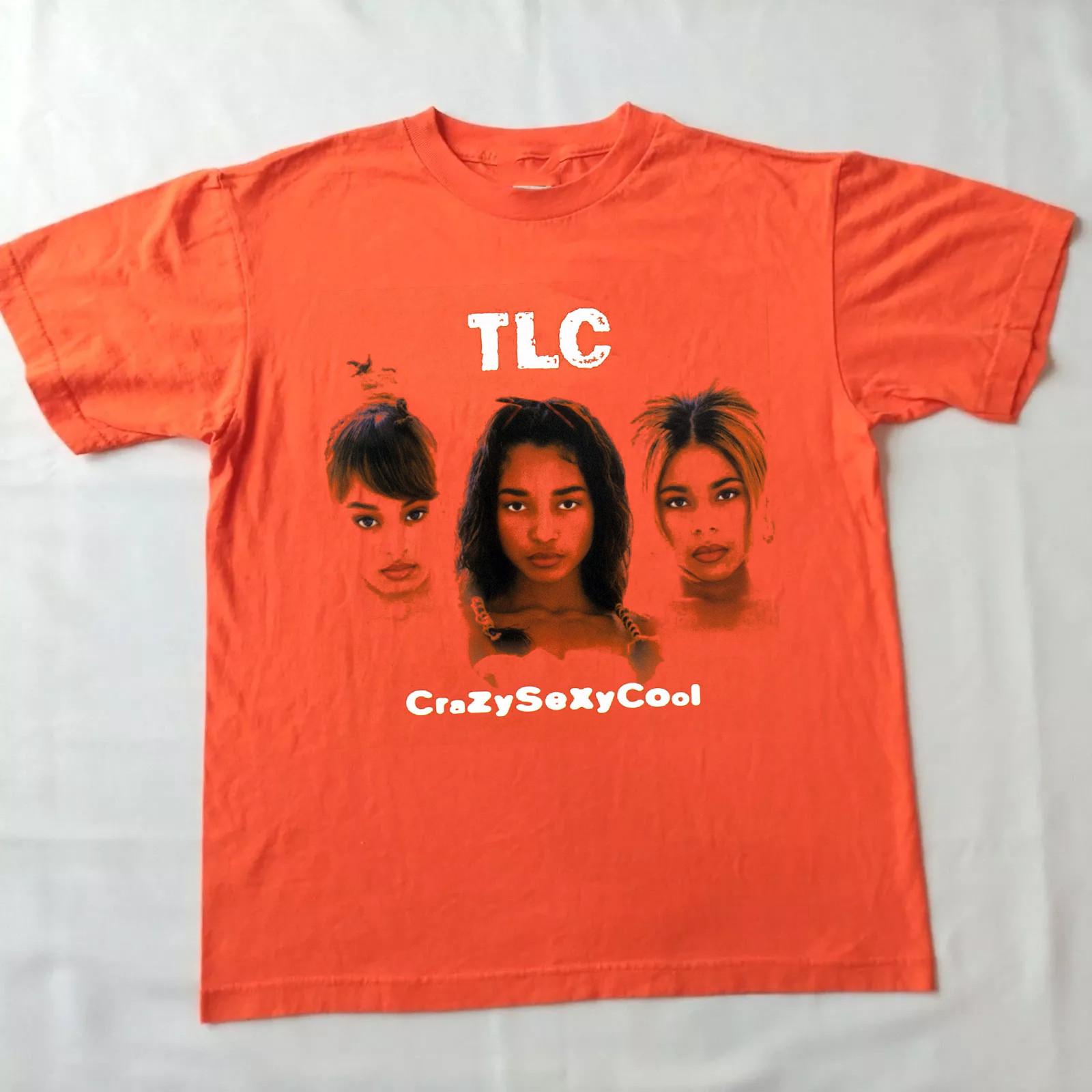 

TLC Band CrazySexyCool Orange Cotton T Shirt Full Size S-5XL 5XL різнокольоровий
