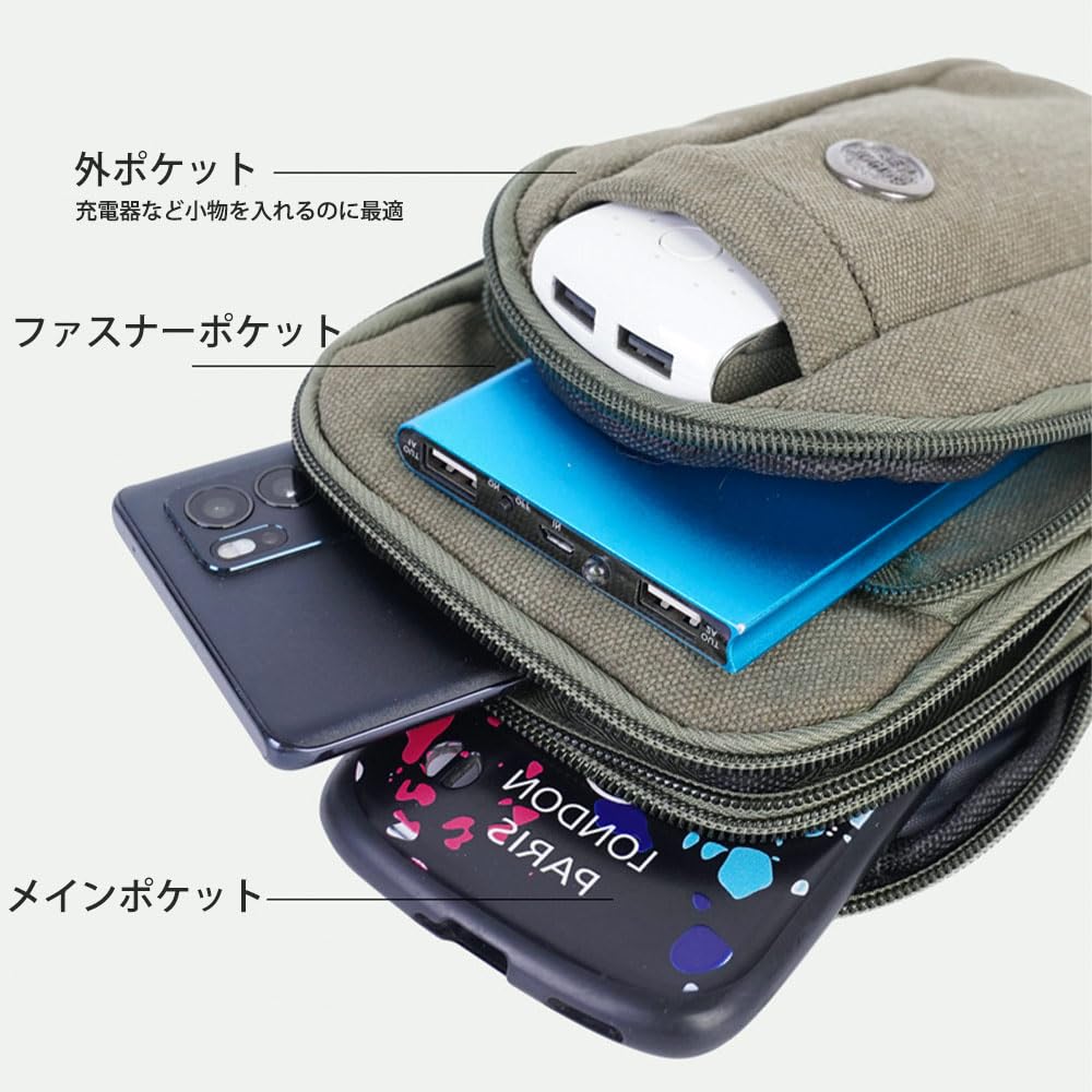 Wellvie Classy Smartphone Smartphone Shoulder Gadget Smartphone Waist Belt Shoulder Bag with Crossbody Pouch, Bag, Pouch, Holder, Pouch, Pouch,