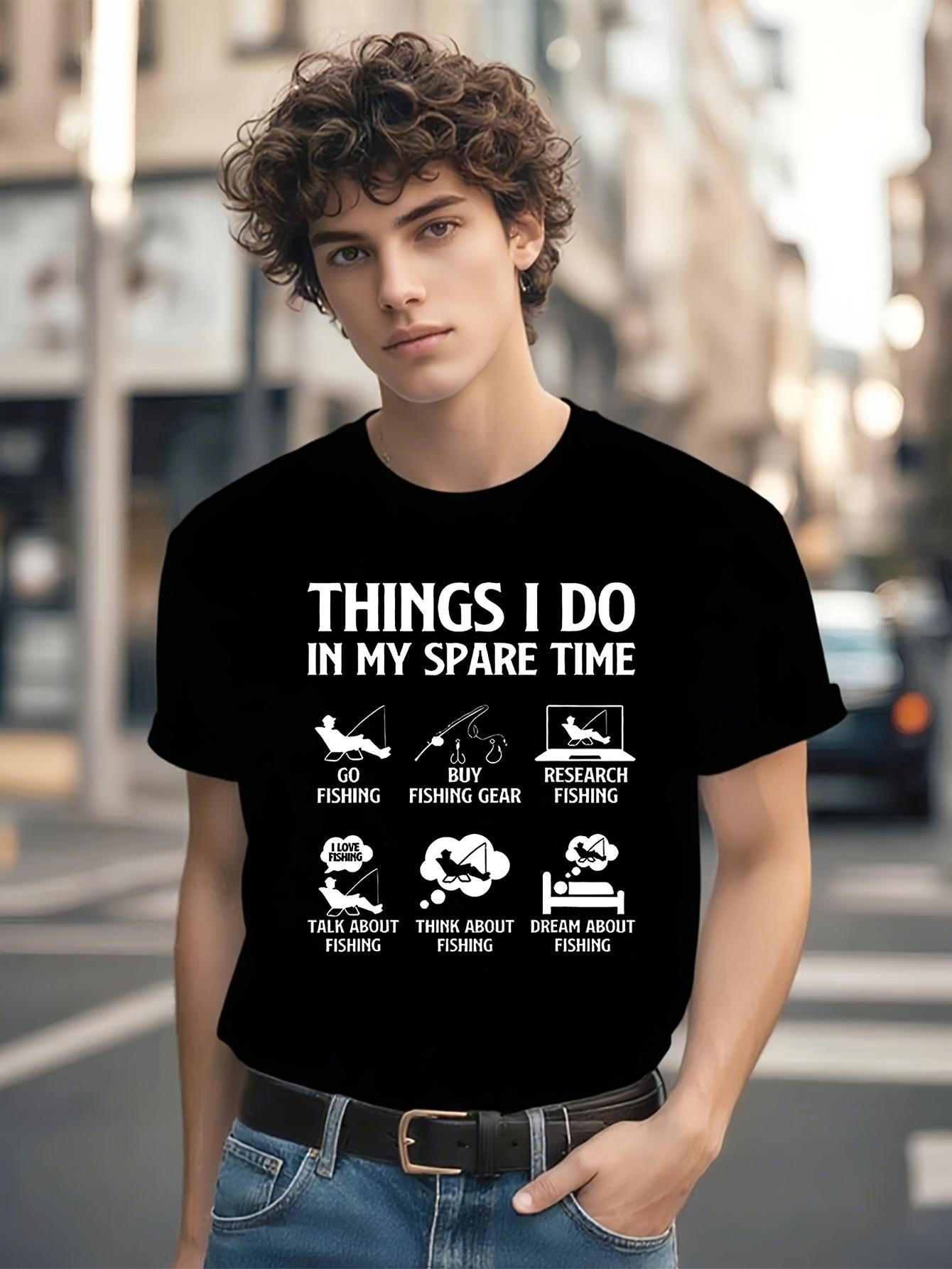 Funny Tshirt Funny Fishing Hobby Graphic Tshirt - Things ... XXL