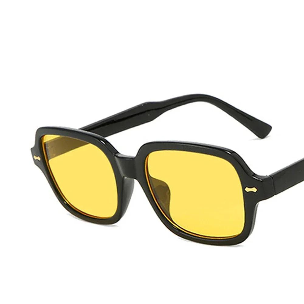 Vintage Small Frame Sunglasses Women Retro Oval Sun Glasses Korean Style Designer Brand Classic Eyewear for Driving Black