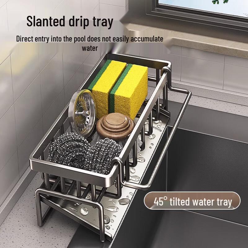 Youqin Stojak na ścierki do naczyń do zlewu kuchennego