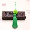 2pcs Cute Bobble Tassels 8cm Colorful Polyester Thread Tassels DIY Handicrafts Bag Garment Ornaments